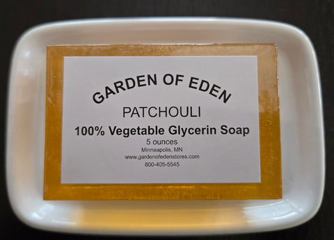 Garden of Eden Glycerin Soap - Patchouli Bar