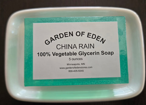 Garden of Eden Glycerin Soap - China Rain Bar