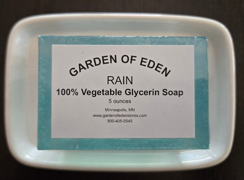 Garden of Eden Glycerin Soap - Rain Bar
