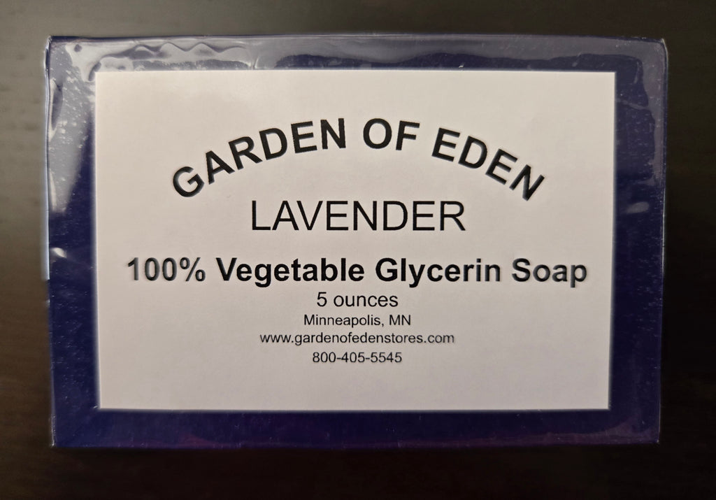 Garden of Eden Glycerin Soap - Lavender Bar